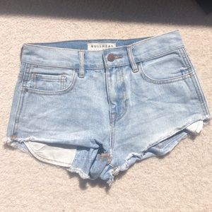 BULLHEAD LIGHT WASHED DENIM SHORTs!